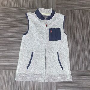 Boy’s Scotch Shrunk vest gray zipper size 16